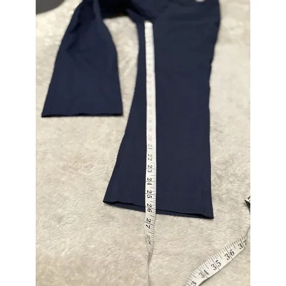 New Banana Republic Slim Straight Womens Blue Cropped Pants Size 6 - Picture 3 of 10
